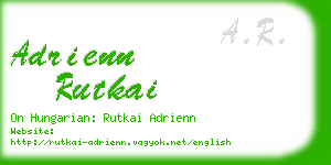 adrienn rutkai business card